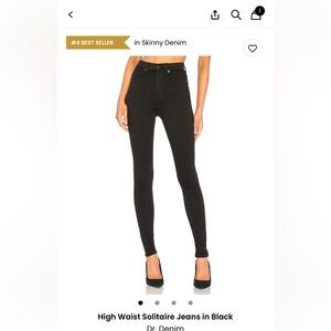Dr. Denim Black Super Skinny Jeans